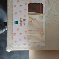 tagliere con coltello e strofinaccio Thun