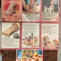 Lotto pubblicità vintage Barbie 