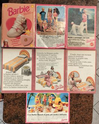 Lotto pubblicità vintage Barbie 