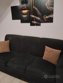 divano letto tre posti come nuovo