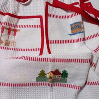 Grembiule in tela Aida