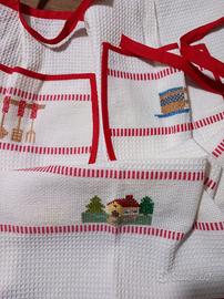 Grembiule in tela Aida