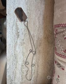 Collana piastrina militare