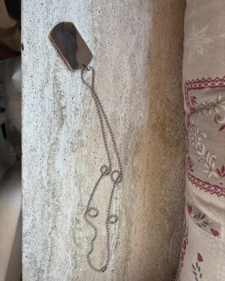 Collana piastrina militare