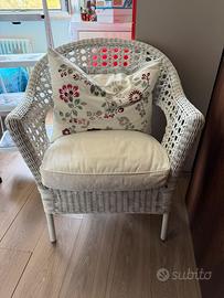 Sedia vimini artiginale