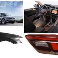 Vw Tiguan frontale cofano paraurti fanale freni 16