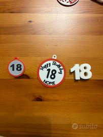 Vari oggetti personalizzabili