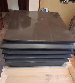 Comignolo in acciaio verniciato Komy 63x63 cm