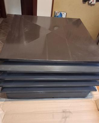 Comignolo in acciaio verniciato Komy 63x63 cm