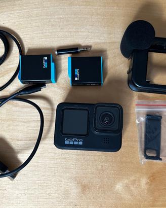 GoPro Hero 9 Black + Media Mod + Accessori