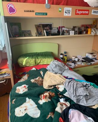 Letto a castello camera ragazzi