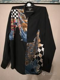 Camicia da uomo stile Patchwork (Vintage)