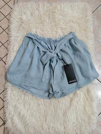 Pantaloncino donna celeste con fusciacca - NUOVO.