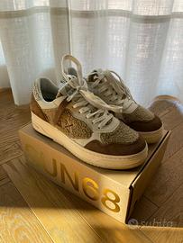 SUN68 SNEAKER BASKET LOVE LADY TEDDY BEIGE N.41