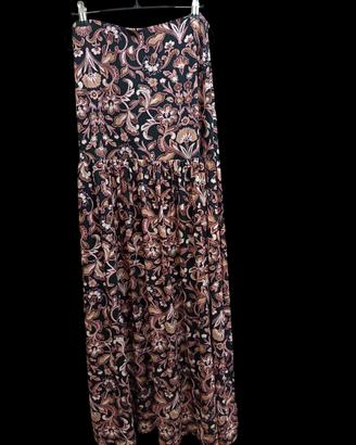 Vestito maxi PINKO in jersey floreale