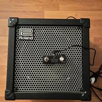Amplificatore Roland cube 30 con footswitch