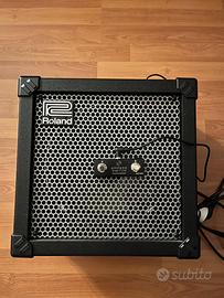 Amplificatore Roland cube 30 con footswitch