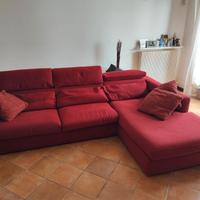 Divano 5 posti con chaise longue poltrone e sofa