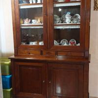 VETRINA IN LEGNO DI CILIEGIO