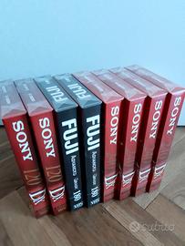 Videocassette VHS Sony e FUJI nuove