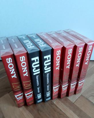 Videocassette VHS Sony e FUJI nuove