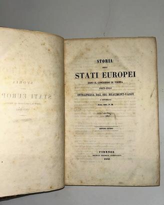 Storia Degli Stati Europei - Anno 1846