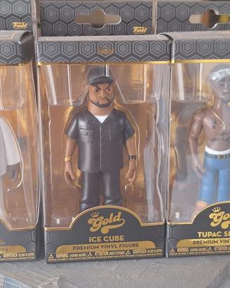 funko pop gold ice cube tupac  notoriousBig