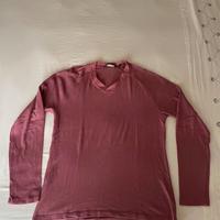 Maglia maniche lunghe Celio rosa cotone tg S