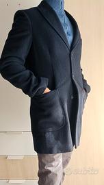 cappotto uomo Salvatore Cimmino T:50 Blu scuro