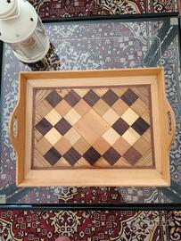 vassoio in legno 