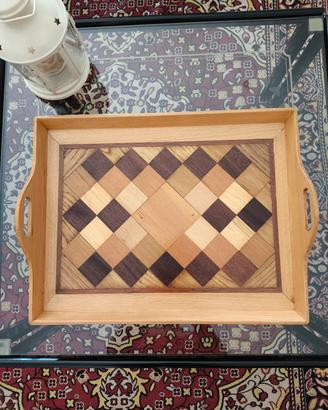 vassoio in legno 