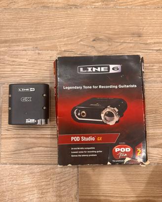 Line 6 POD Studio GX + Scatola e CD Originali