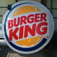 INSEGNA BURGER KING  NO MC DONALDS