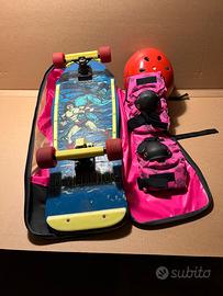 Skateboard 75cm con custodia zaino