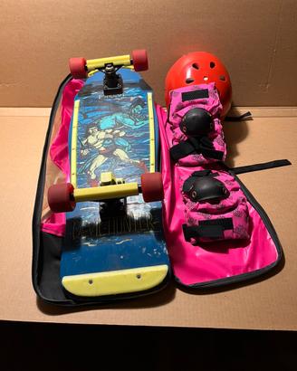 Skateboard 75cm con custodia zaino