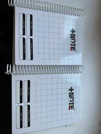 blocco note per rally