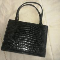borsa in pelle di coccodrillo
