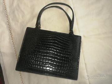 borsa in pelle di coccodrillo