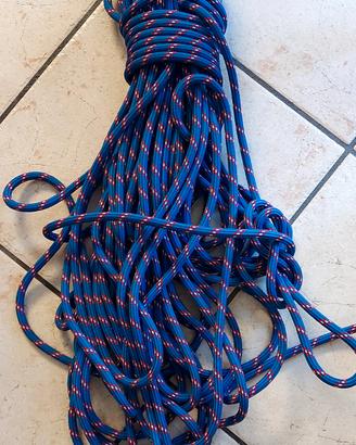 Corda arrampicata 30 m da 8 mm nuova