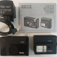 Rollei A26 con Flash
