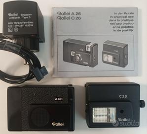 Rollei A26 con Flash
