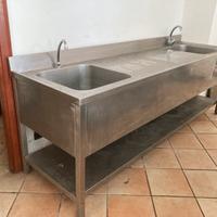 Lavandino doppio professionale