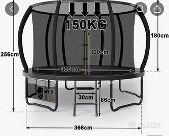 Devoko tappeto elastico trampolino