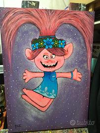 Quadro Poppy dei Trolls 