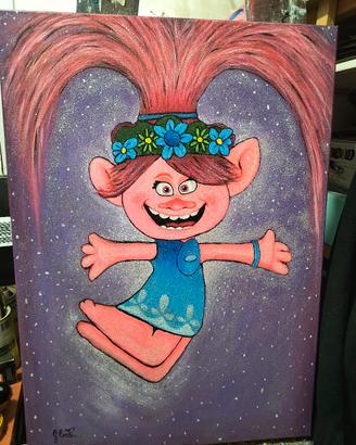Quadro Poppy dei Trolls 