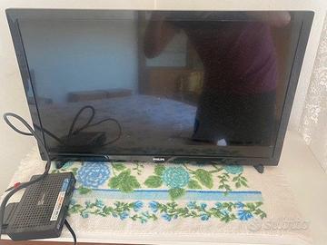 TV Philips 24" LED + Decoder Digitale Terrestre In