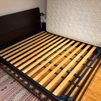 Letto matrimoniale con rete ortopedica+materass