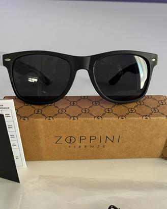 Occhiali da sole Zoppini Firenze unisex nuovi nero