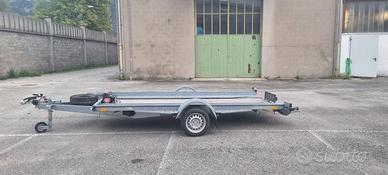 Carrello porta auto con verricello e pianale
