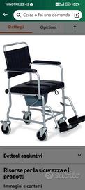 Sedia comoda per disabili